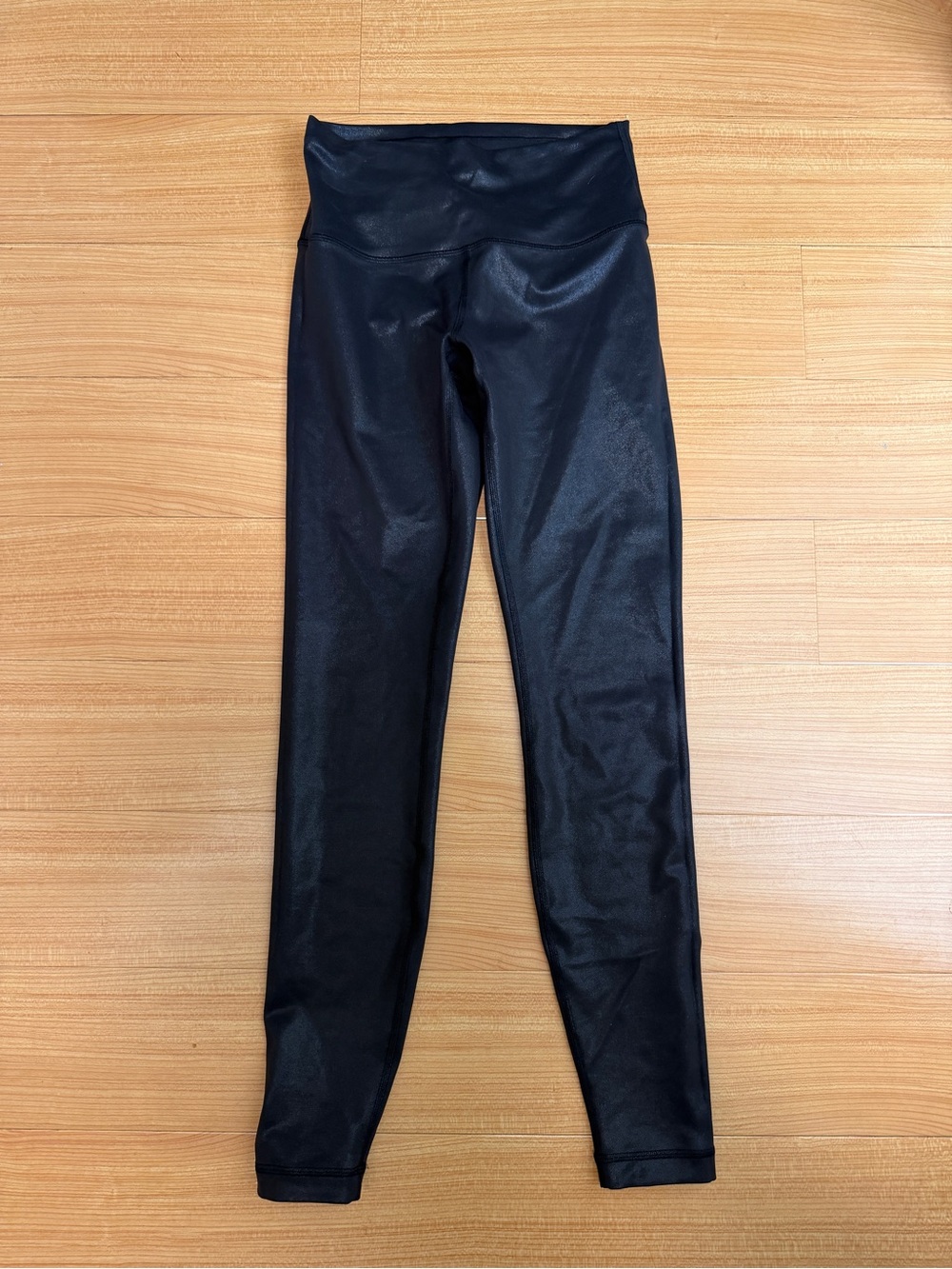 lululemon athletica Black Shiny Leggings